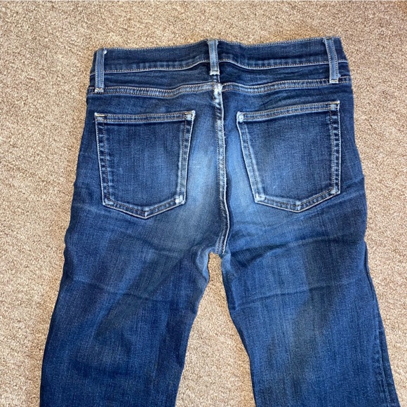 Gap Authentic Flare 27 R x 32 Medium Wash Used Worn Distressed Stretchy - Picture 14 of 14